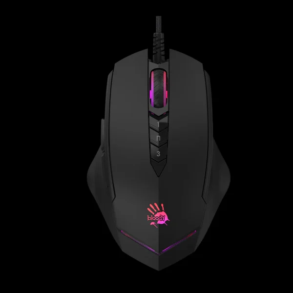 Bloody V8M MAX Black Gaming Mouse – 12,000 CPI | Ultra-Fast 1ms Response | Precision Tracking