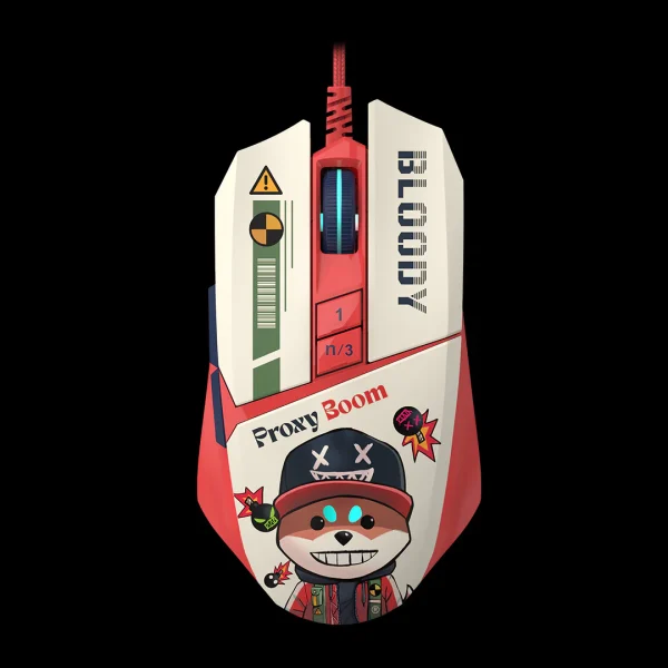 Bloody W63 Max (Proxy Boom) RGB Gaming Mouse | 12K Sensor |  12K CPI | 2000Hz Polling Rate | 6 Weapon Modes