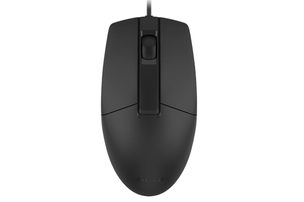 A4Tech OP-330S Silent Optical Mouse – 1200 DPI, Wired, Ergonomic Design, USB