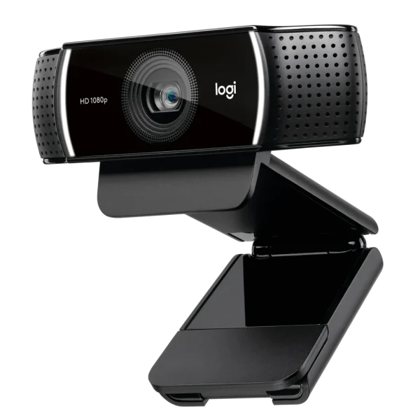 Logitech C922 Pro HD Stream Webcam | 1080p/30fps & 720p/60fps | Autofocus | Stereo Mic | Tripod Included