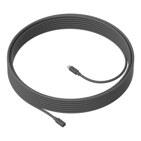 Logitech MeetUp Mic Extension Cable | 10m Audio Extension for Expansion Mic