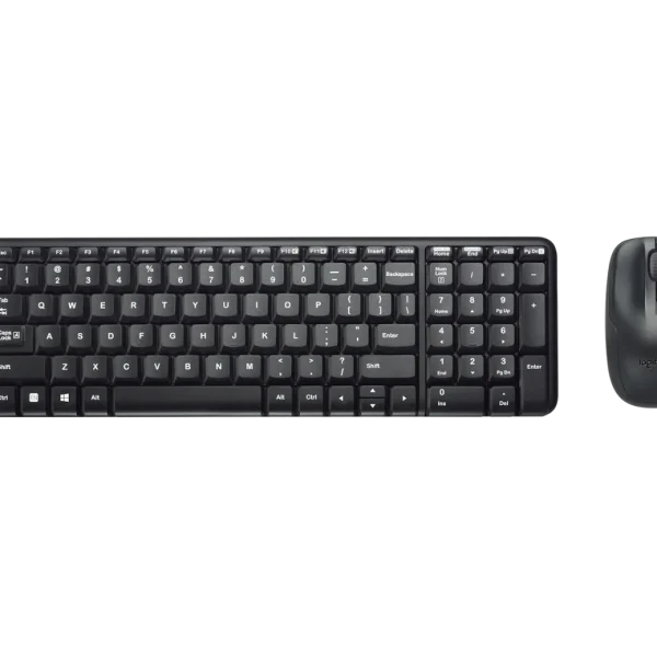 Logitech MK220 Wireless Keyboard and Mouse Combo | Compact Design, Spill-Resistant Keyboard, Smooth Optical Mouse