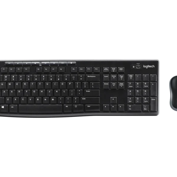 Logitech MK270R Wireless Keyboard and Mouse Combo | Spill-Resistant Design, Long Battery Life, 10m Range