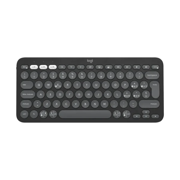 Logitech Pebble Keys 2 K380S Bluetooth Wireless Keyboard | Compact, Quiet Typing, Multi-Platform Compatibility