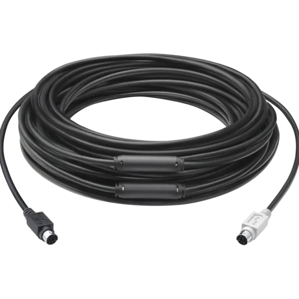 Logitech GROUP 15M Extended Cable | 15 Meter Extended Cable for Large Conference Rooms