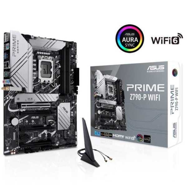 ASUS PRIME Z790-A WIFI-CSM ATX Motherboard – Intel® LGA 1700, DDR5, PCIe 5.0, Wi-Fi 6E, 2.5Gb LAN